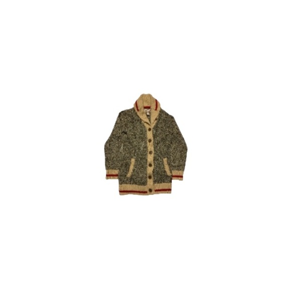 Roots Canada Grey, Cream, and Red Cabin Sweater - Girl’s Size Large - Picture 1 of 7